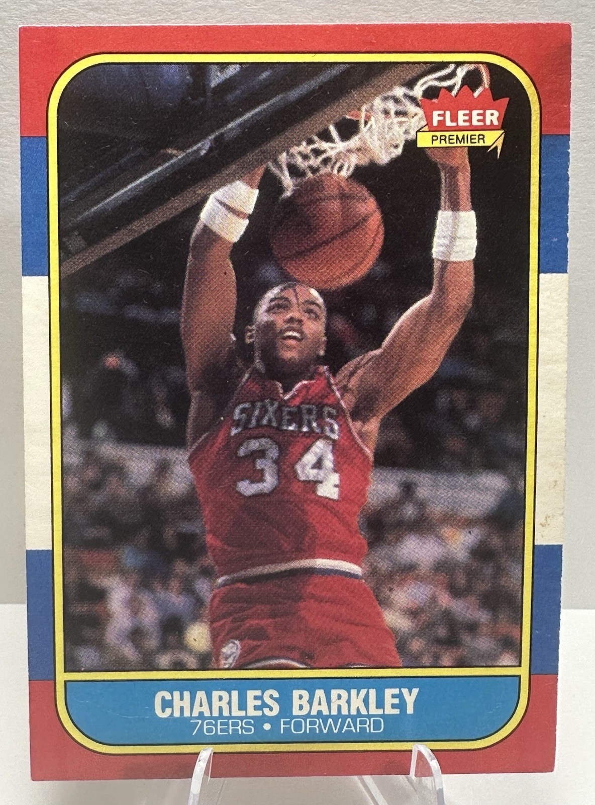 1986-87 Fleer - Charles Barkley #7 (RC)