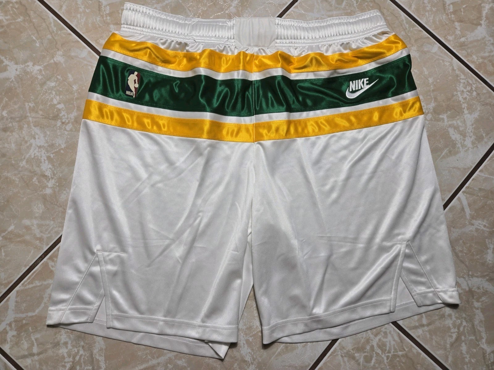 New Nike Houston Rockets Authentic NBA Dri Fit ADV Game Shorts Size 44 2XL