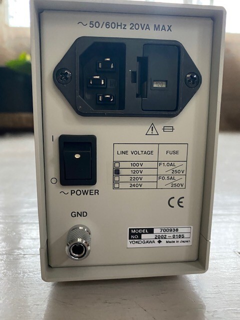 New Yokogawa power supply 700938 120V