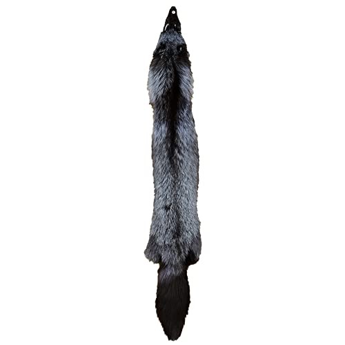 Genuine Natural Tanned Silver Fox Hides Fur Pelts Graded 1 Real Fox Sk