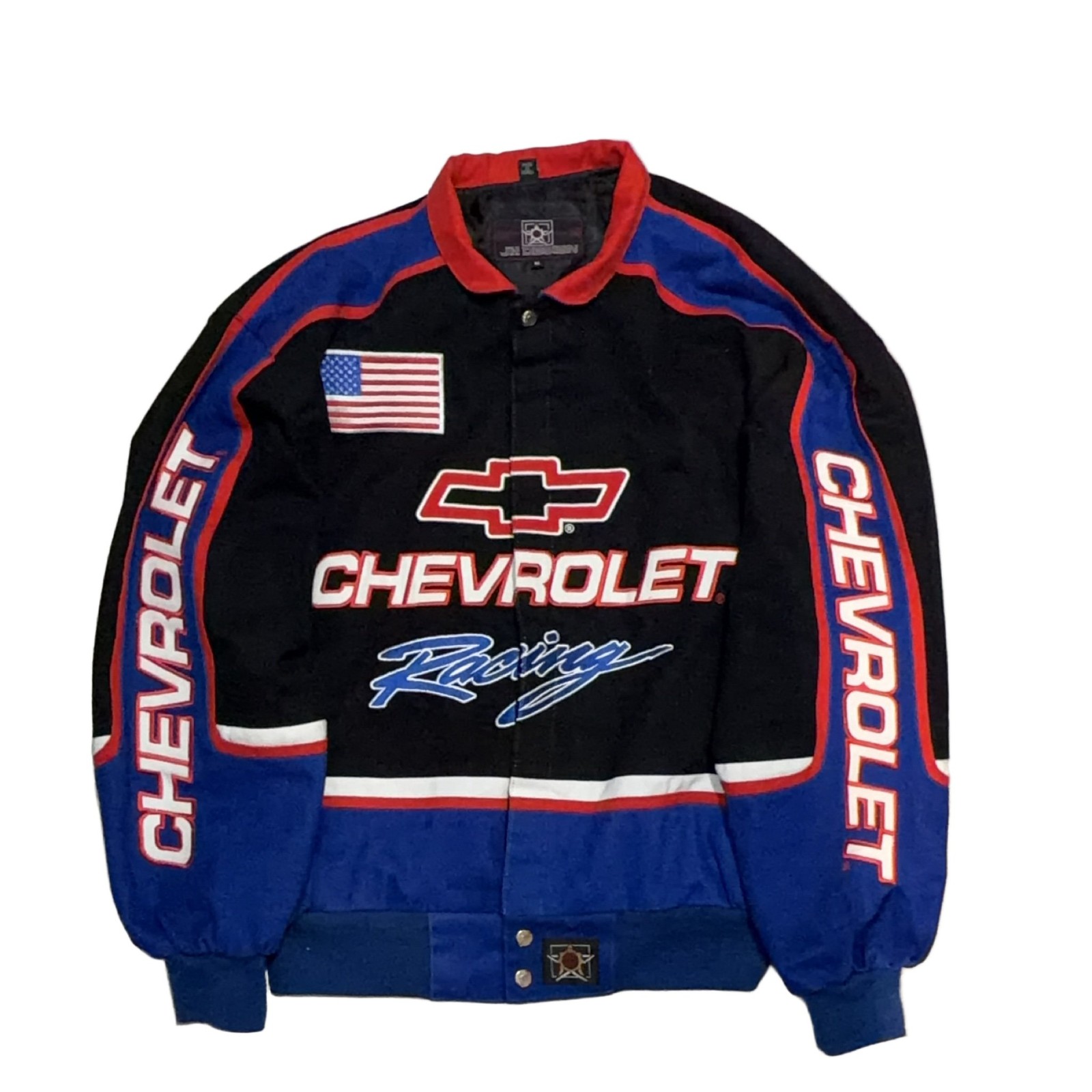 JH Design Chevrolet Racing Jacket XL NASCAR Officially Licensed Unisex Adult