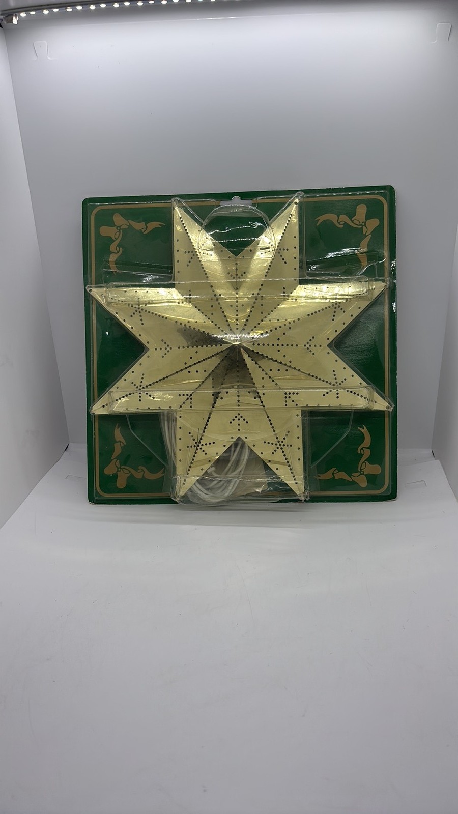 Vintage Lillian Vernon Brass Moravian Star Light - Made in Sweden Vintage Lillian Vernon Brass Moravian Star Light - Made in Sweden