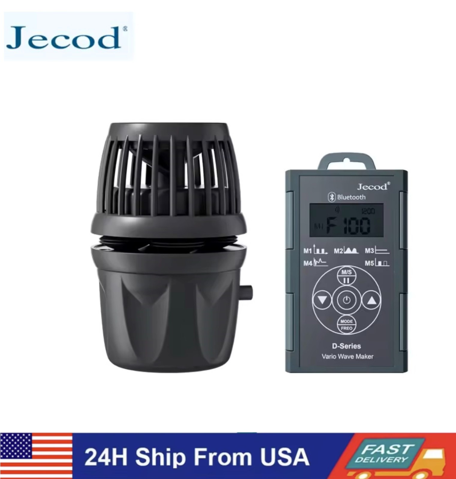 Jebao DMP-5 Jecod Aquarium Wave Maker Pump BluetoothApp Control Silent Powerful