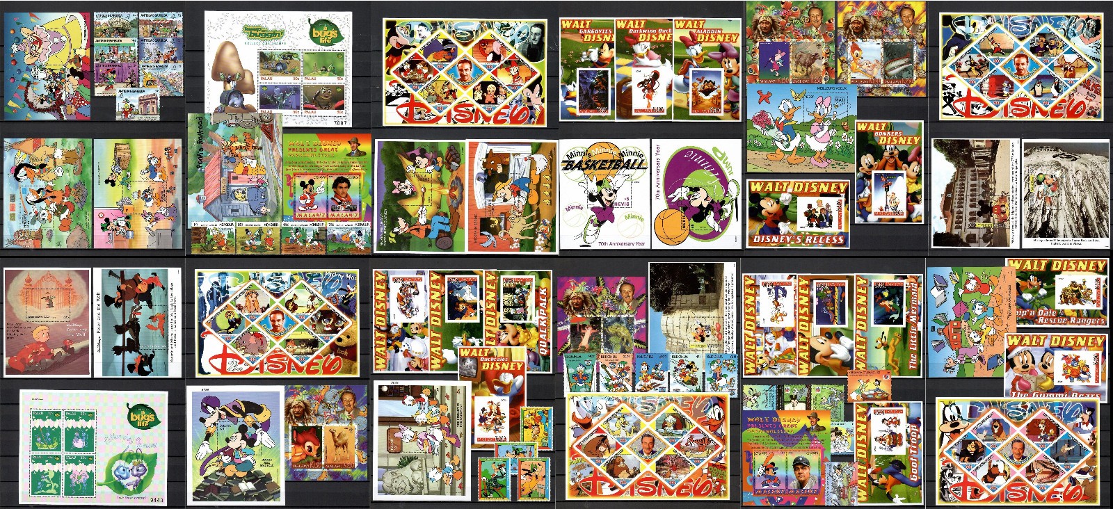 Walt Disney cartoons composition [2] 50 diff. sets & s/s  MNH #CNA338
