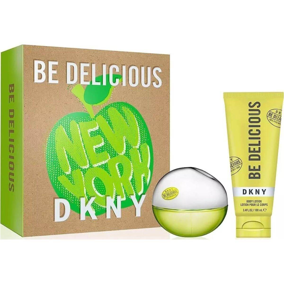 DKNY BE DELICIOUS New York by Donna Karan for Women 2 pcs Gift Set New In Box