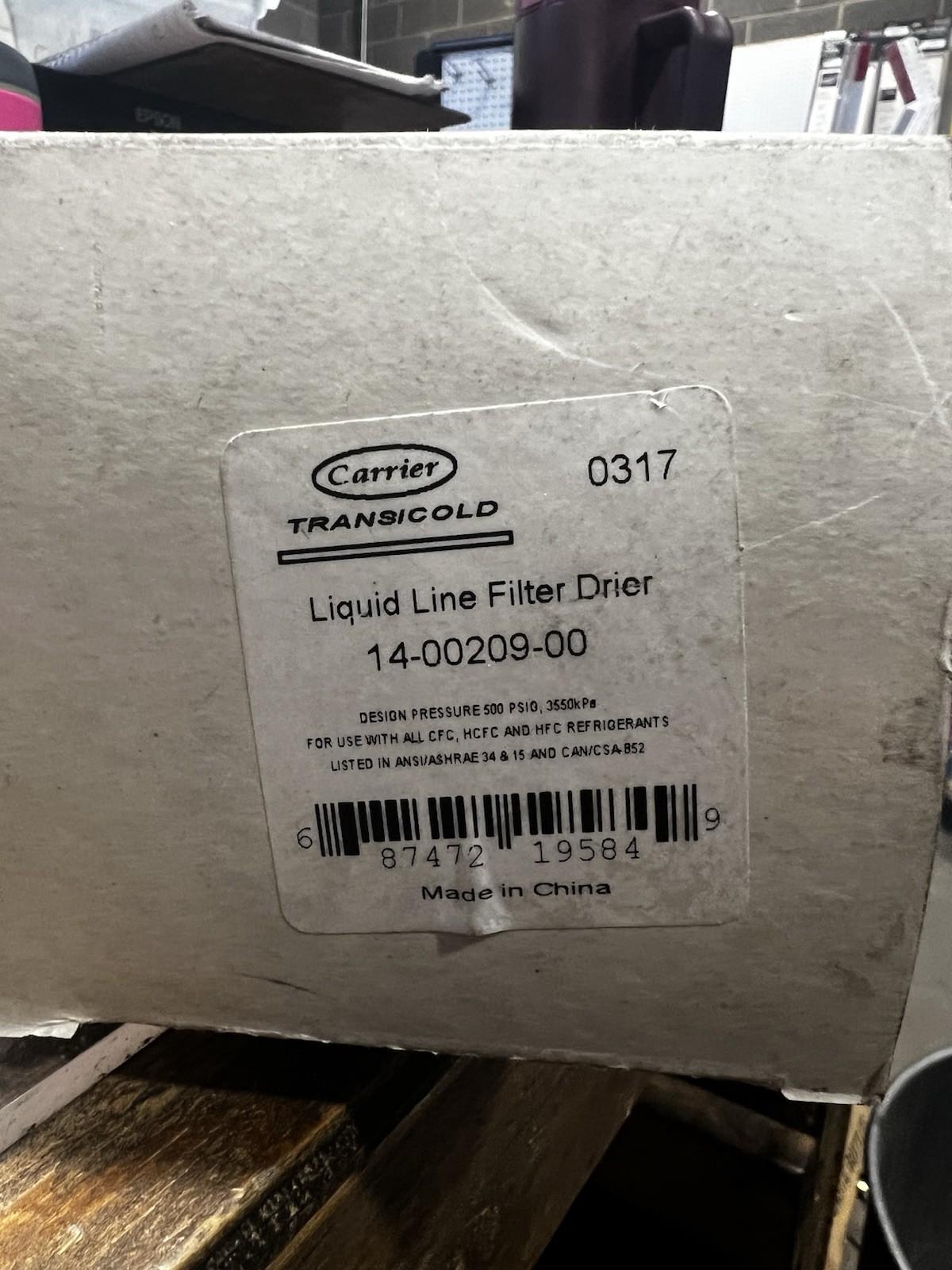 14-00209-00 Genuine Carrier Transicold Liquid Line Filter Drier