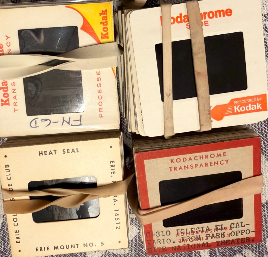125  Vtg 35mm  Slides- Kodachrome, etc. -1950-90s Various Subjects  Random Lots: