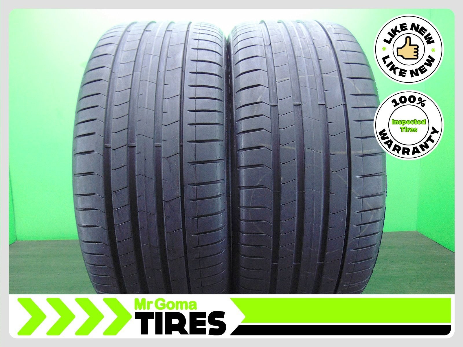 2 PIRELLI P ZERO TM TM VOL PNCS XL 275/35R22 USED TIRES 8.0/32 TREAD 104W 2 PIRELLI P ZERO TM TM VOL PNCS XL 275/35R22 USED TIRES 8.0/32 TREAD 104W