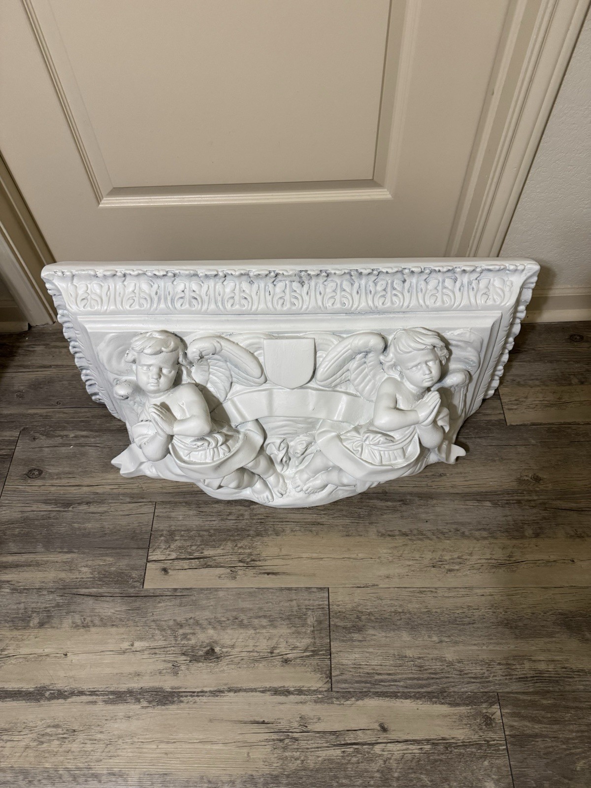 Large Catholic Church Architectural Angel Statue Shelf Wall Corbel Home Altar