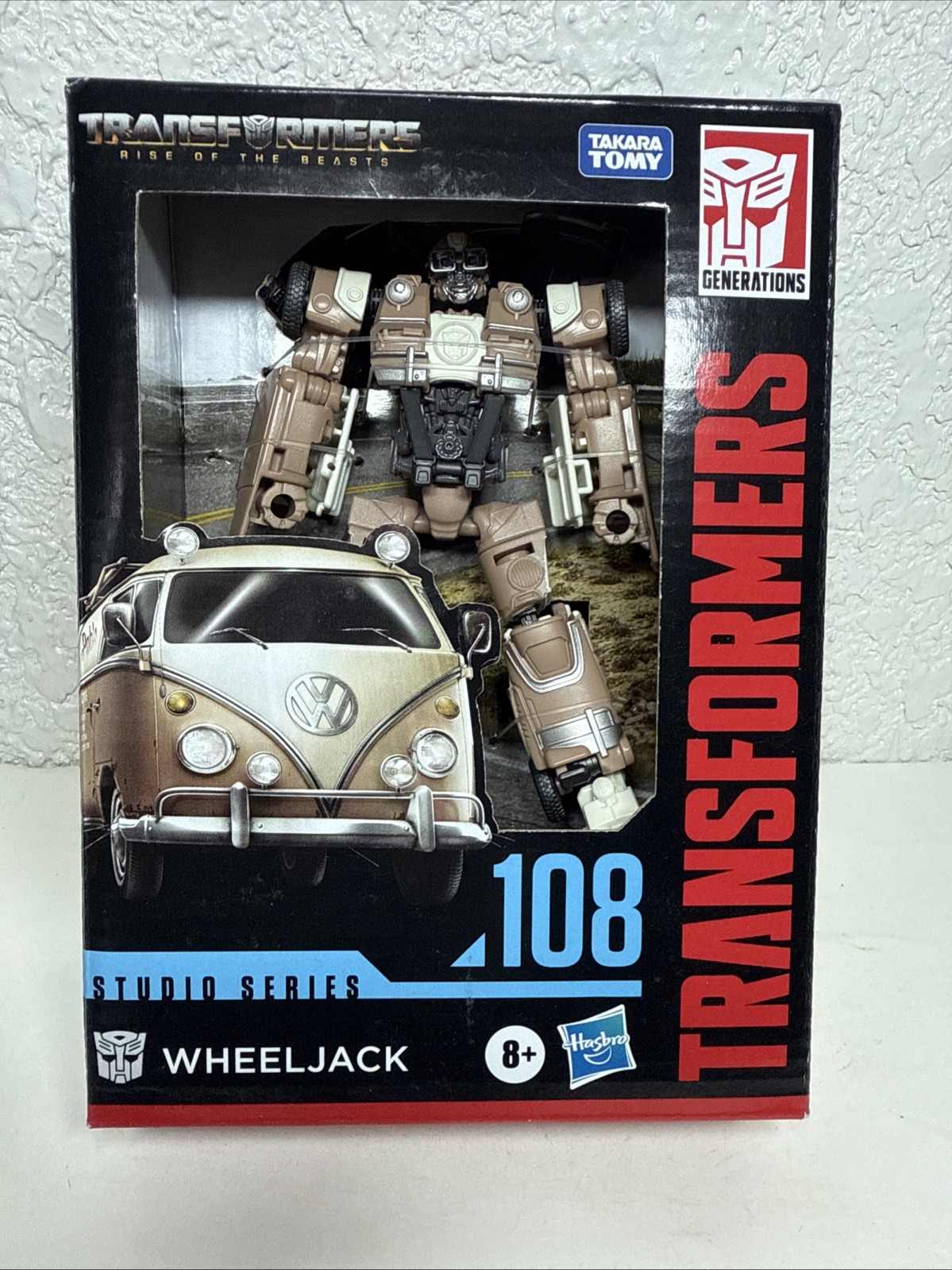 Transformers WHEELJACK Studio Series 108 Deluxe Class Movie 7 Hasbro New