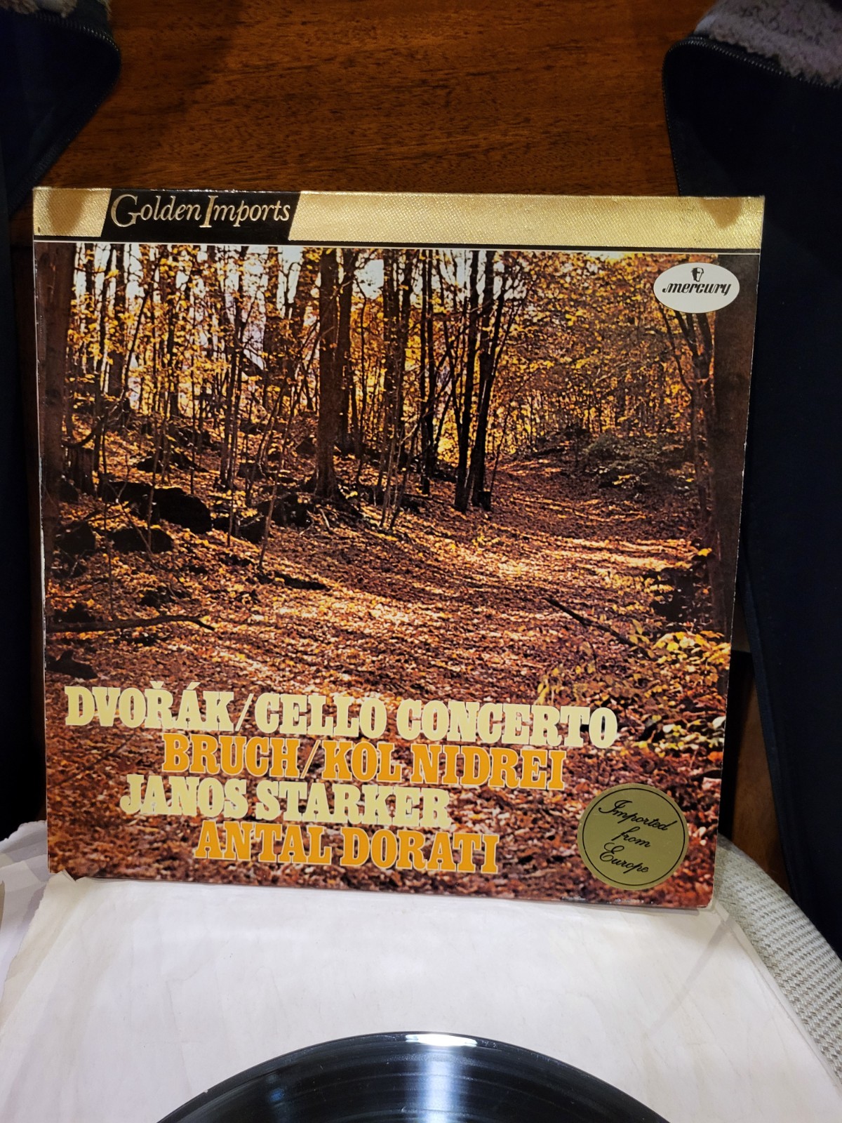 Mercury SRI 75045 Janos Starker Dvorak Cello Concerto Bruch Kol Nidrei NM/EX