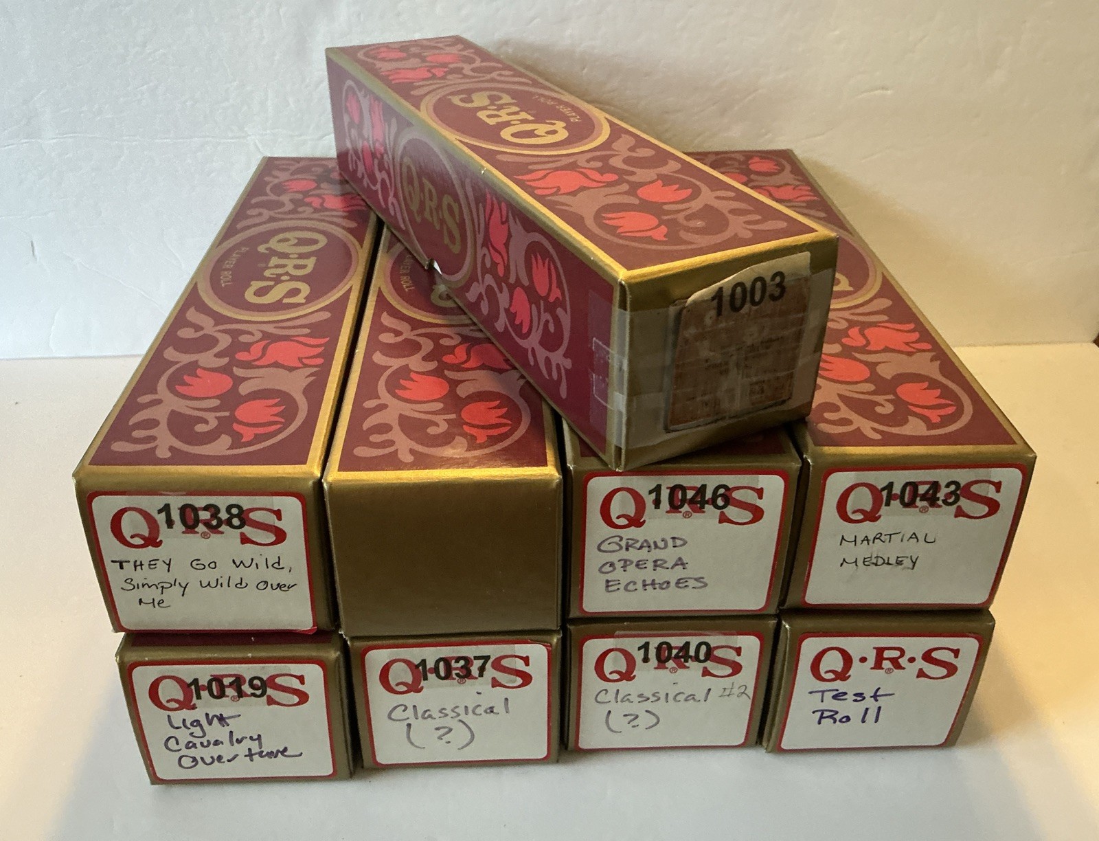 Piano Roll Lot Of Nine