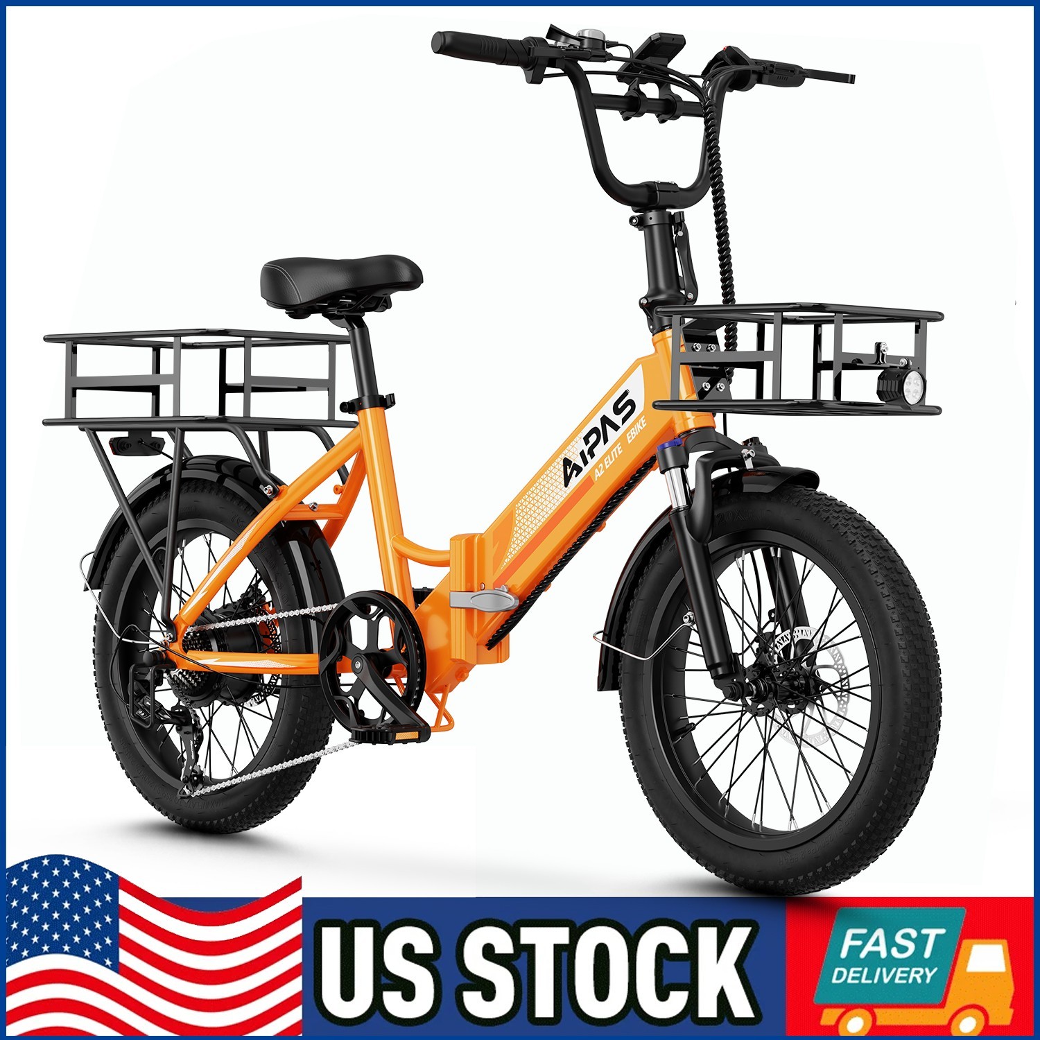Aipas 750W E-Foldable Electric Bike 20\