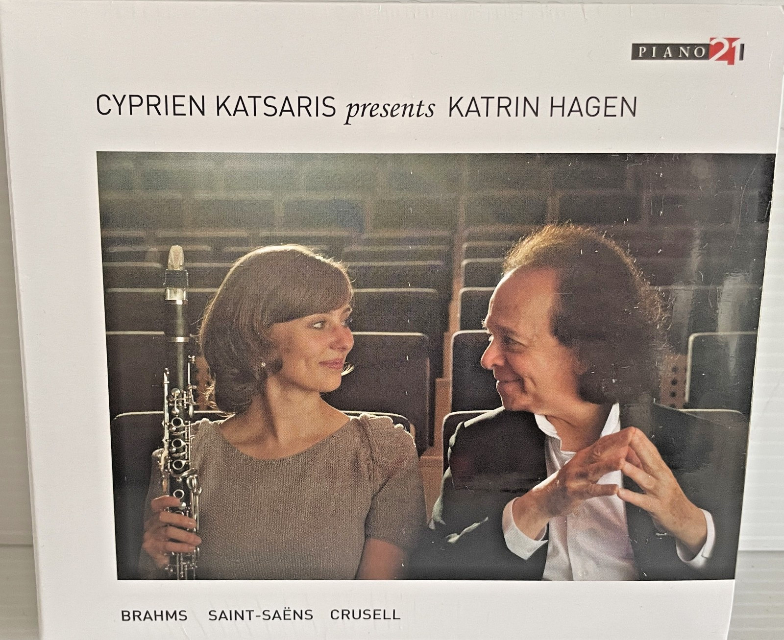 Cyprien Katsaris Presents Katrin Hagen Brahms Audio CD Factory Sealed NEW