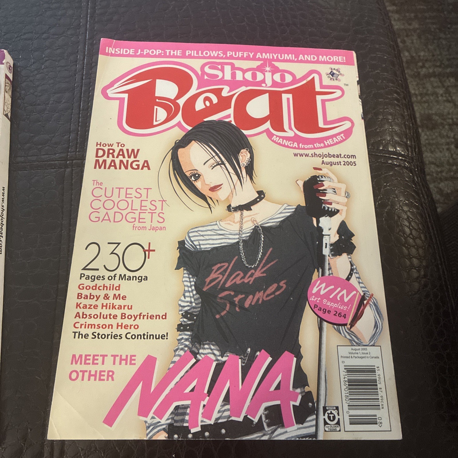 Shojo Beat Magazine August 2005 Manga Good Viz Media Vol. 1, Issue 2 Rare