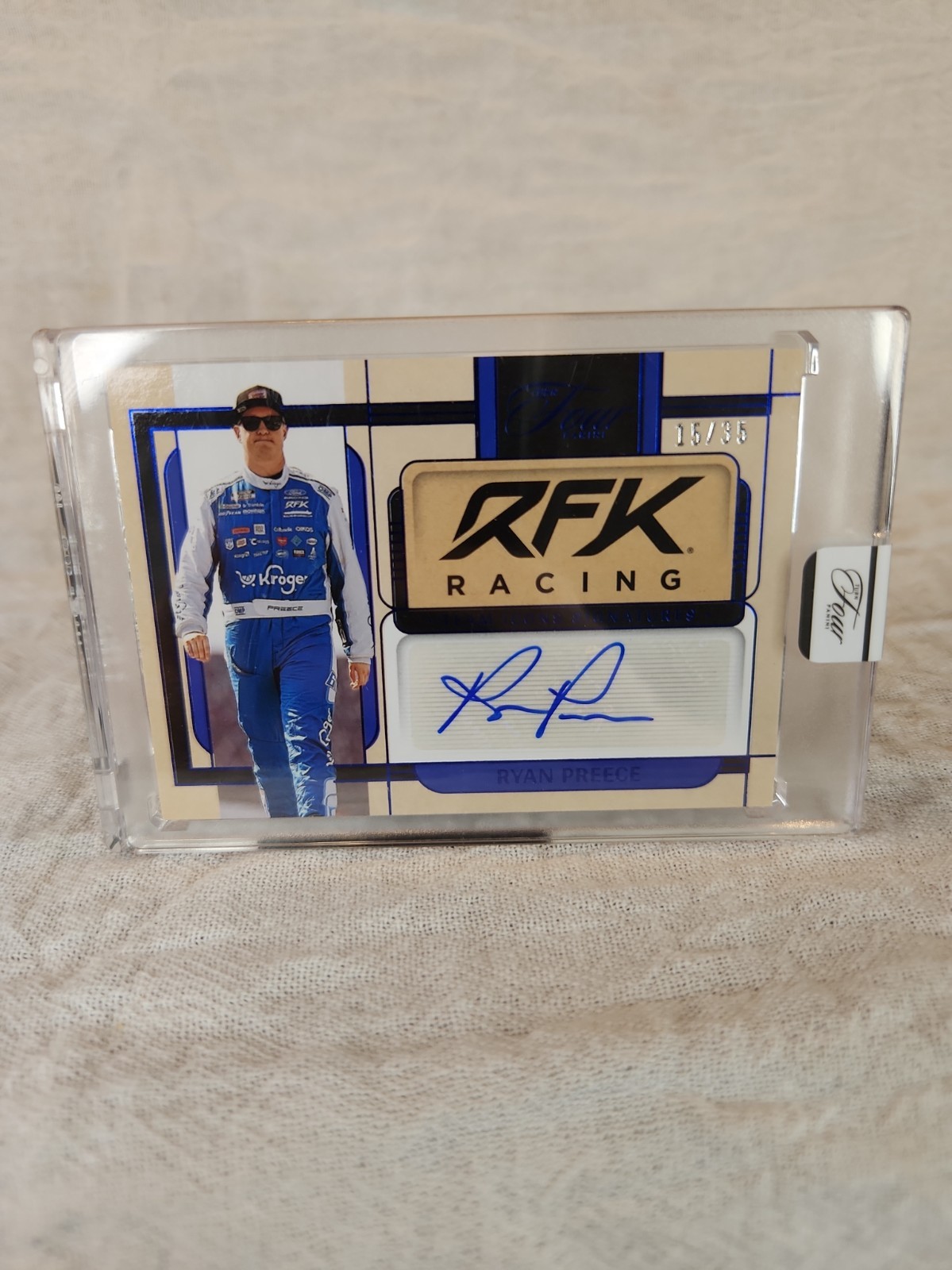 2026 Panini Turn Four Racing NASCAR - Ryan Preece Autograph 15/35 TM-RPR Encased 2026 Panini Turn Four Racing NASCAR - Ryan Preece Autograph 15/35 TM-RPR Encased