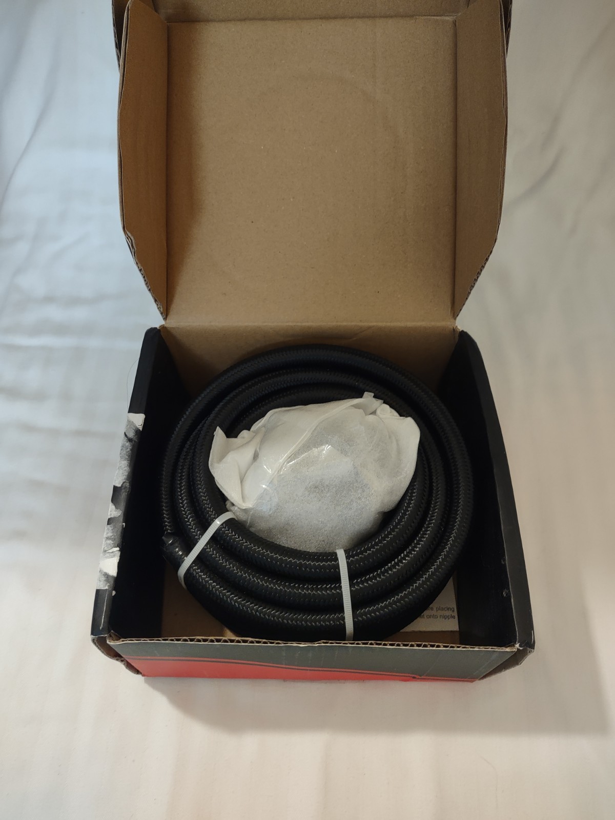 EVIL ENERGY 6AN Fuel Line AN6 Braided Nylon CPE Fuel Hose 20Ft Black w/Fittings EVIL ENERGY 6AN Fuel Line AN6 Braided Nylon CPE Fuel Hose 20Ft Black w/Fittings