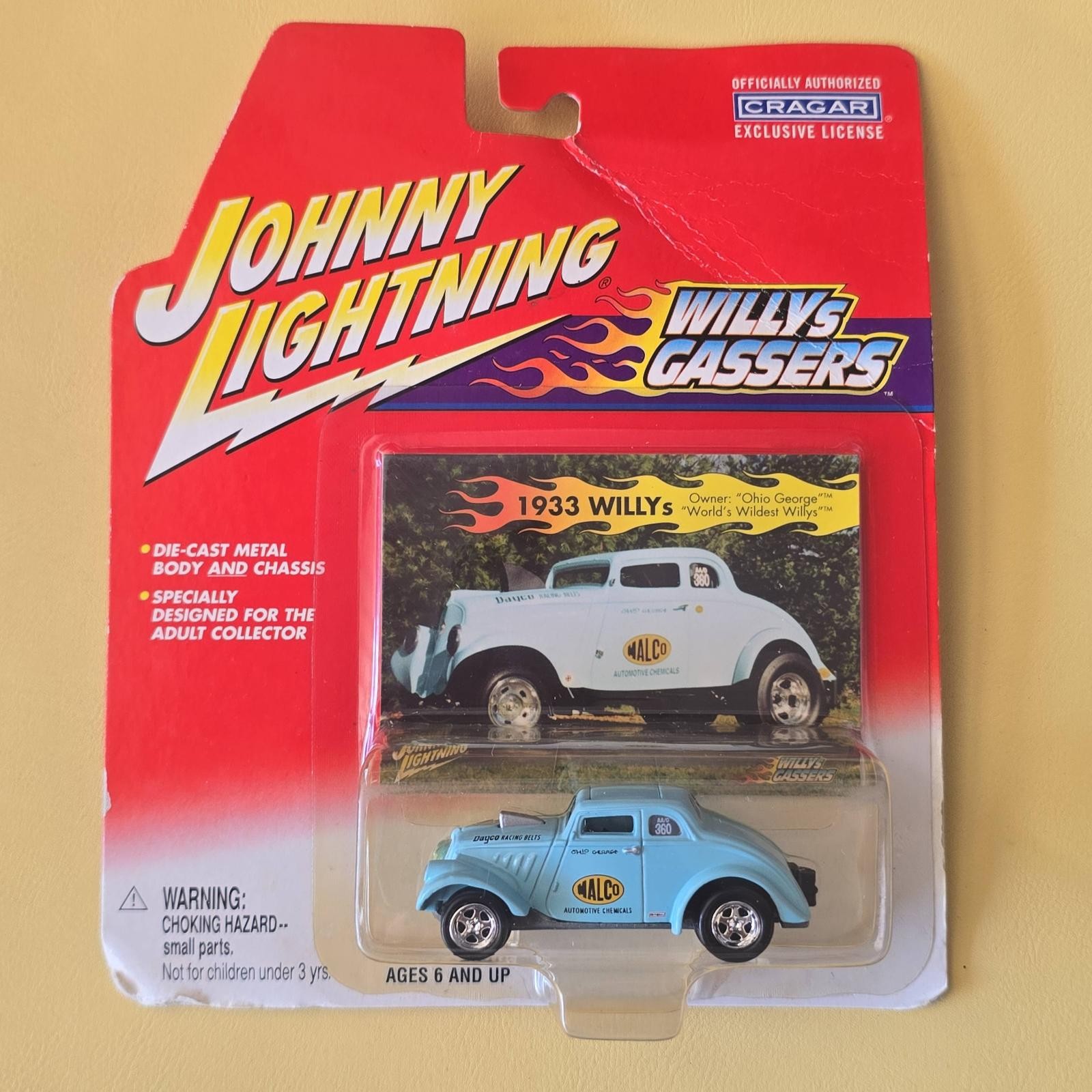Johnny Lightning Willys Gassers 1933 Ohio George Worlds Wildest Willys 364-04