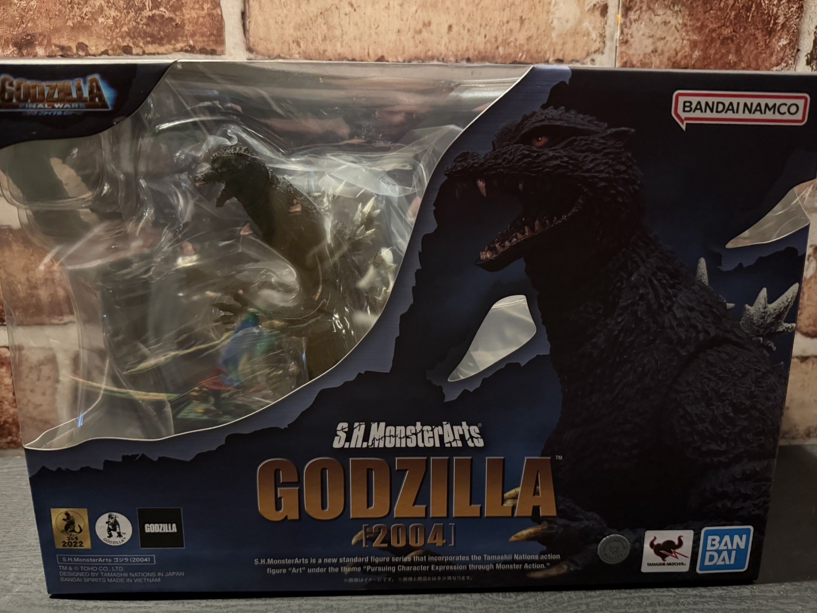 BANDAI SPIRITS S.H.MonsterArts Godzilla 2004 Godzilla FINAL WARS