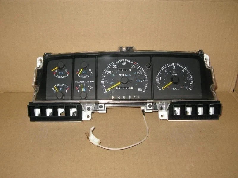 1990-1991 Ford F150 Bronco Speedometer Instrument Cluster MPH Odometer OEM