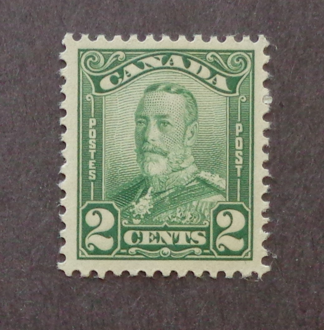 Canada Mint OG NH Scott 150 GEORGE V TWO CENTS Great Centering