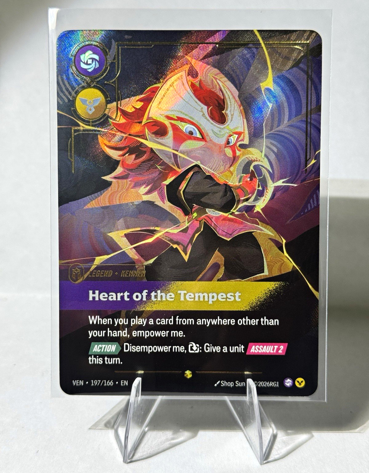 Riot Games League of Legends Heart of the Tempest 197/166 Alt Art Holo Rare EN