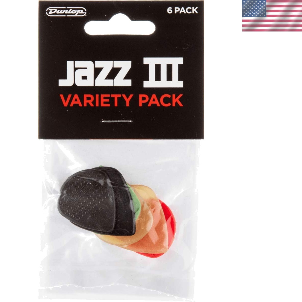 Jazz III Pick Variety Pack - 6 Pack