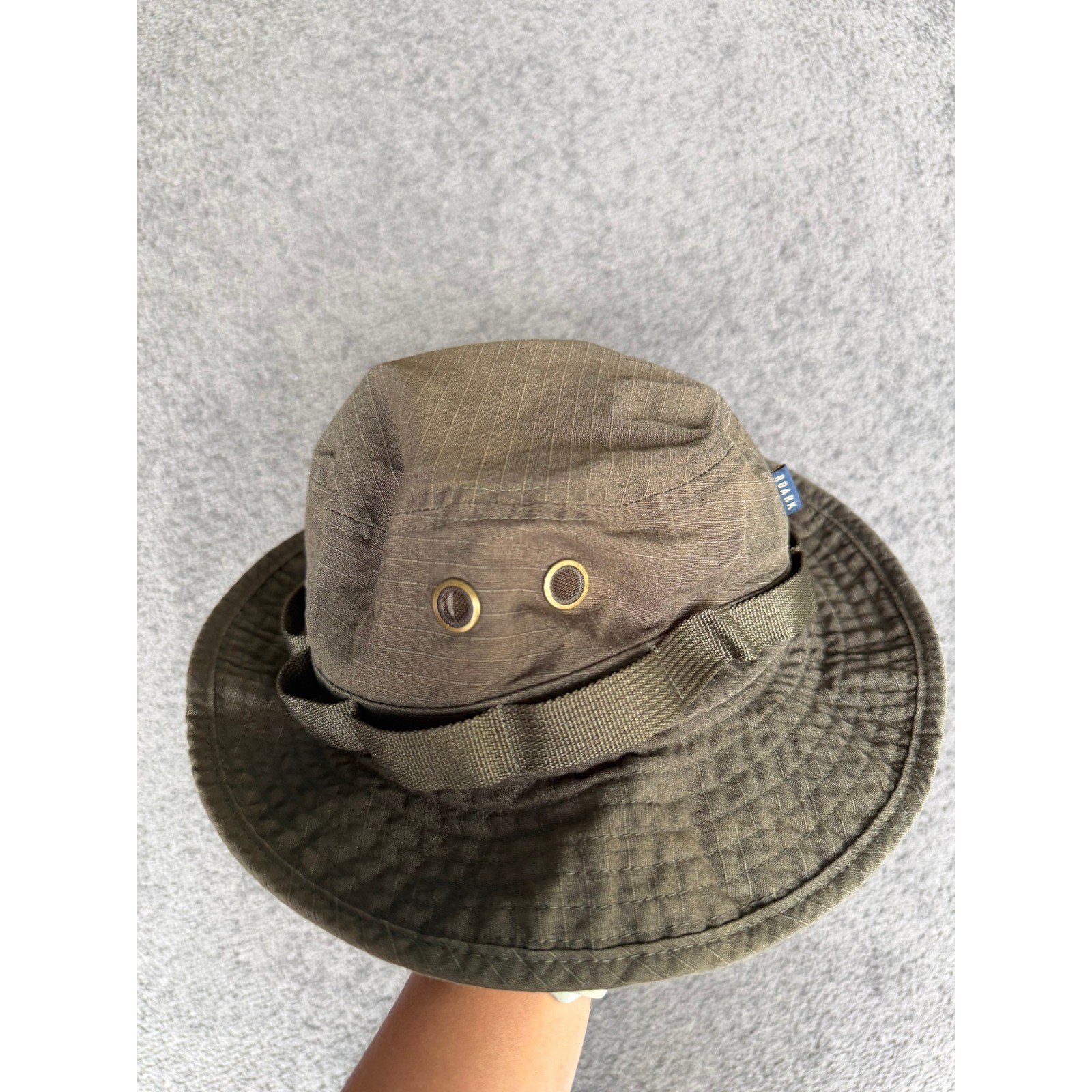 Roark Artifacts of Adventure Boonie Hat Olive Green Ripstop Cotton L/XL