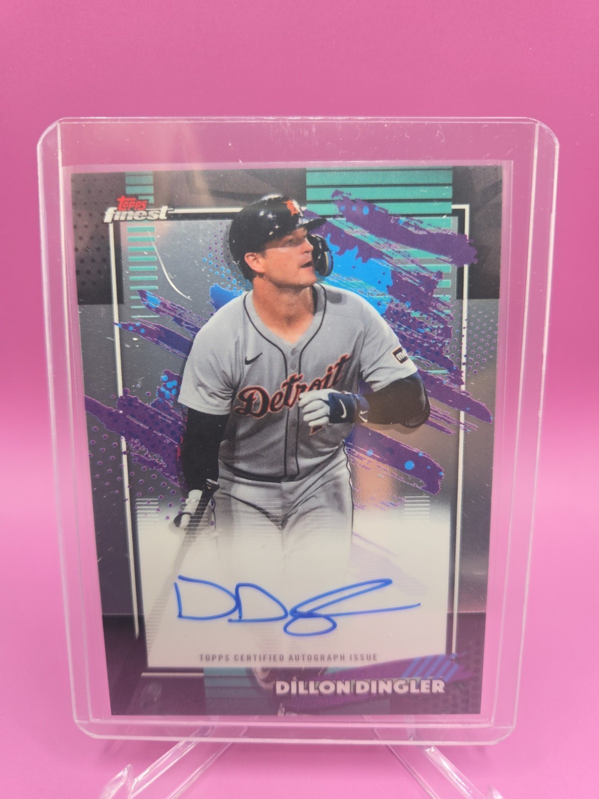 Topps Finest 2026 Dillon Dingler Tigers Finest Autograph Refractor FA-DD Topps Finest 2026 Dillon Dingler Tigers Finest Autograph Refractor FA-DD