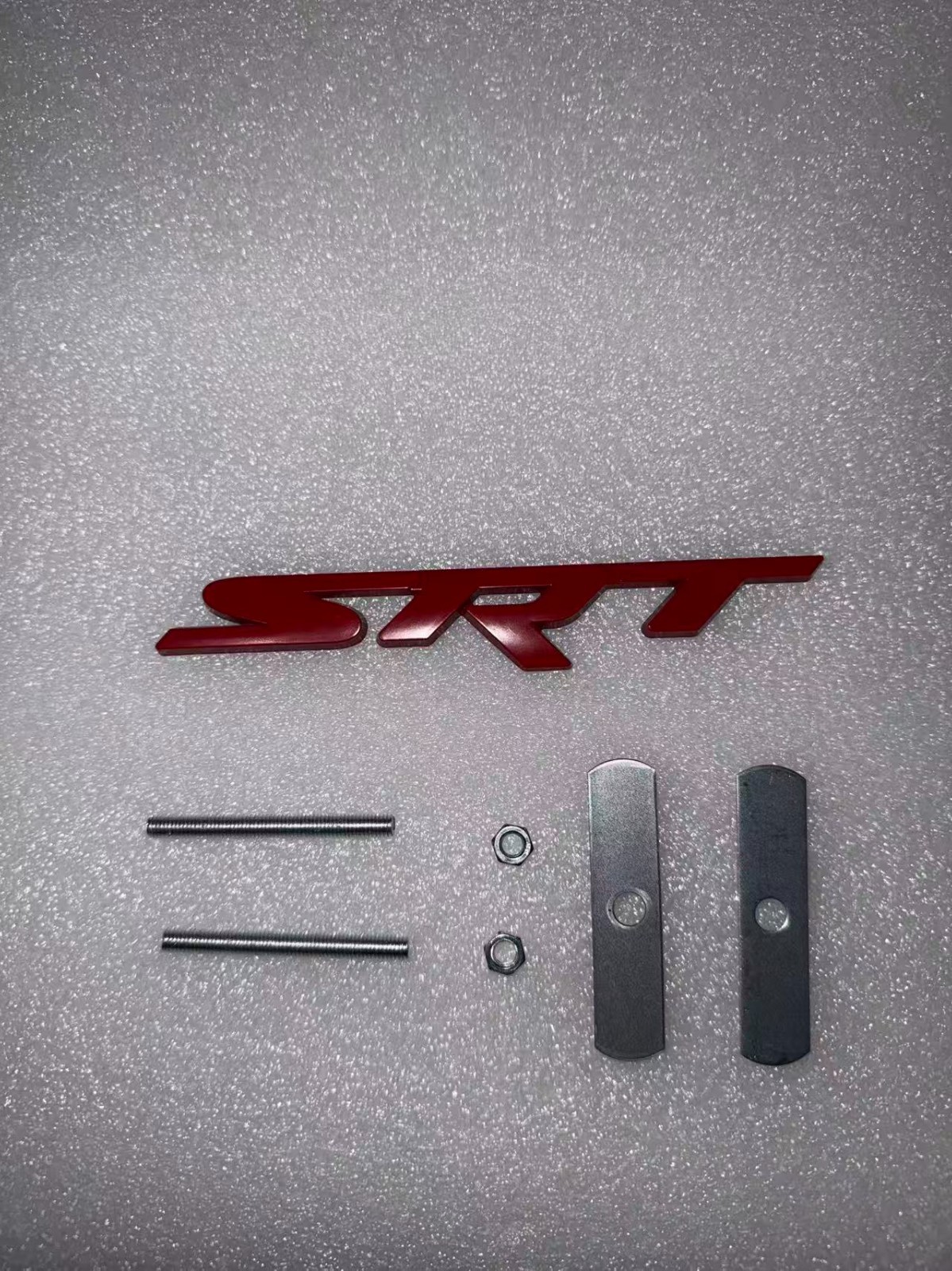 Red Metal SRT Front Grille Emblem Badge Fits DODge Challenger Charger Durango
