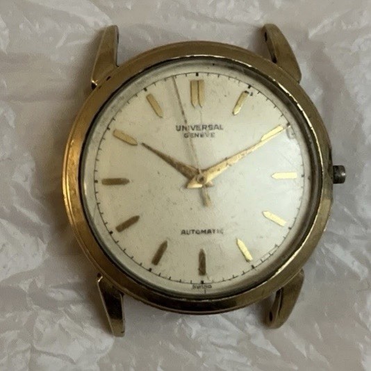 Vintage Universal Geneve Automatic Bumper Watch 10K Gold Filled VTG 1950s 50s Vintage Universal Geneve Automatic Bumper Watch 10K Gold Filled VTG 1950s 50s