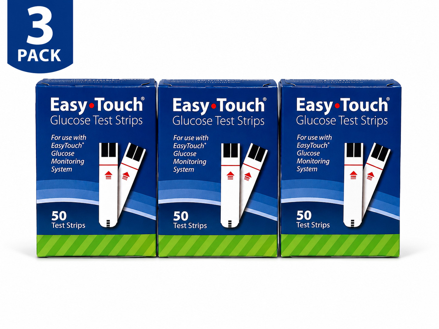 Easy Touch Glucose Test Strips 150 CT. EXP 12/2026. FAST 