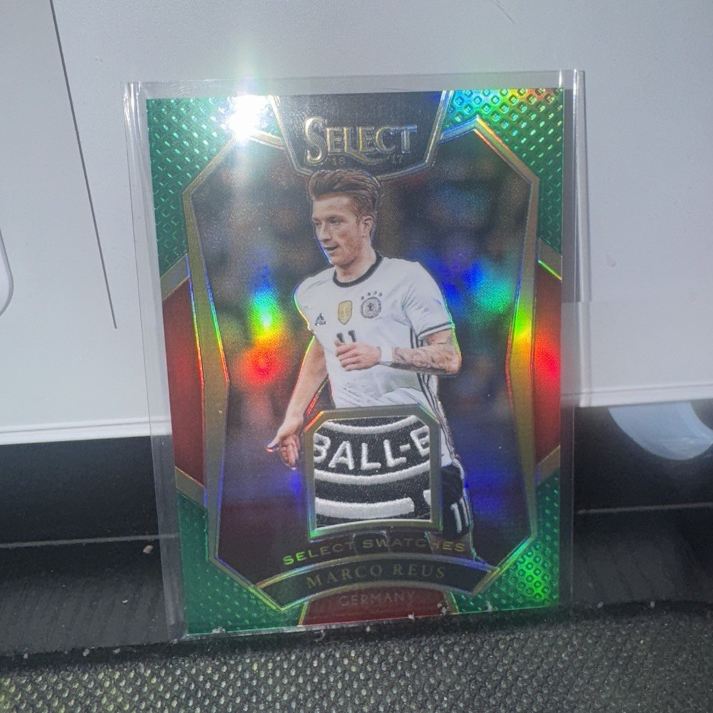 Panini 2016-17 Select Soccer Marco Reus Select Swatches Green SS-MR Relic 5/5 Panini 2016-17 Select Soccer Marco Reus Select Swatches Green SS-MR Relic 5/5