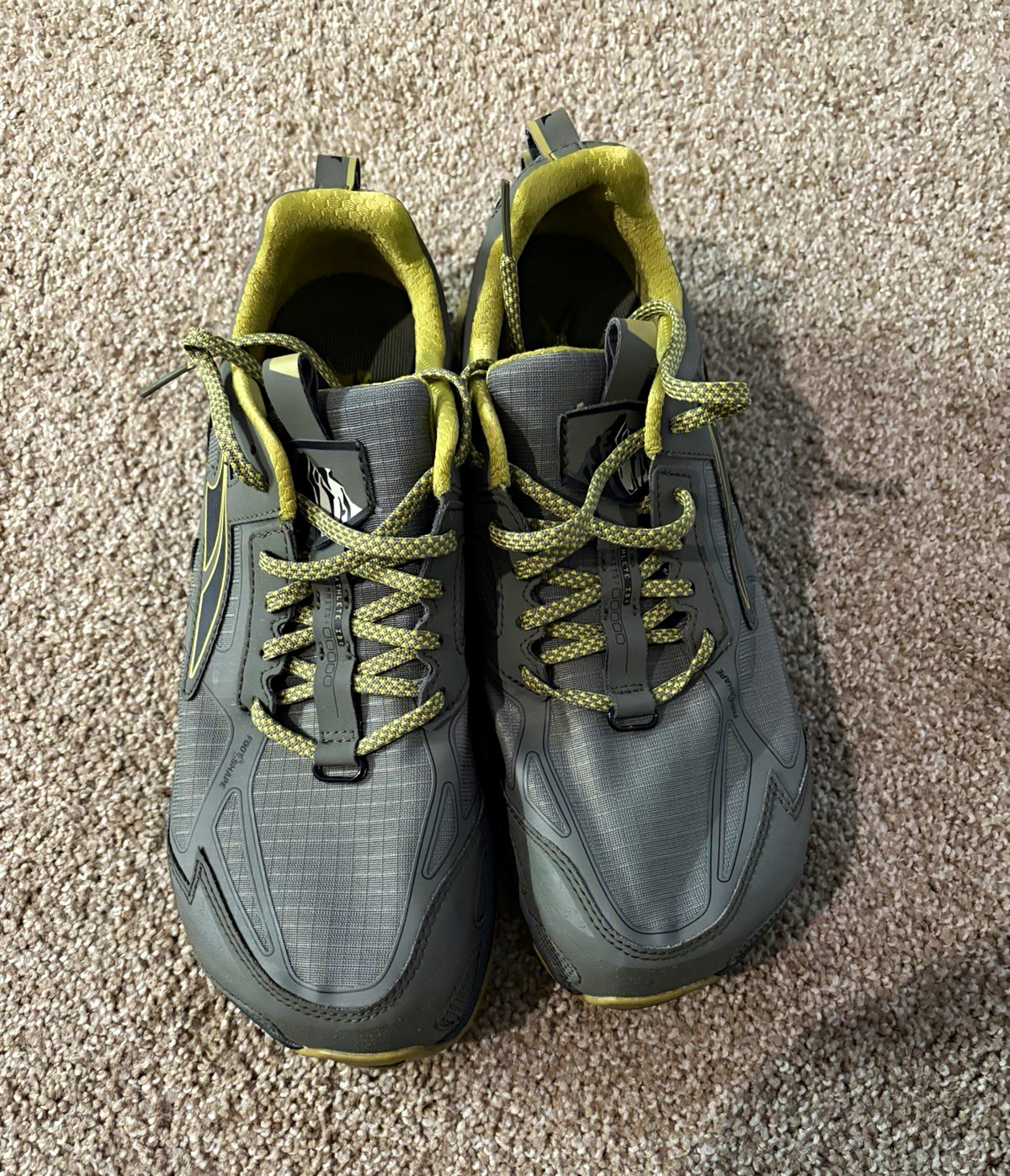 Altra Men\'s Trail/Hiking Shoes Gray/Green US 11.5 Medium Width MPN AL0A4PE5311