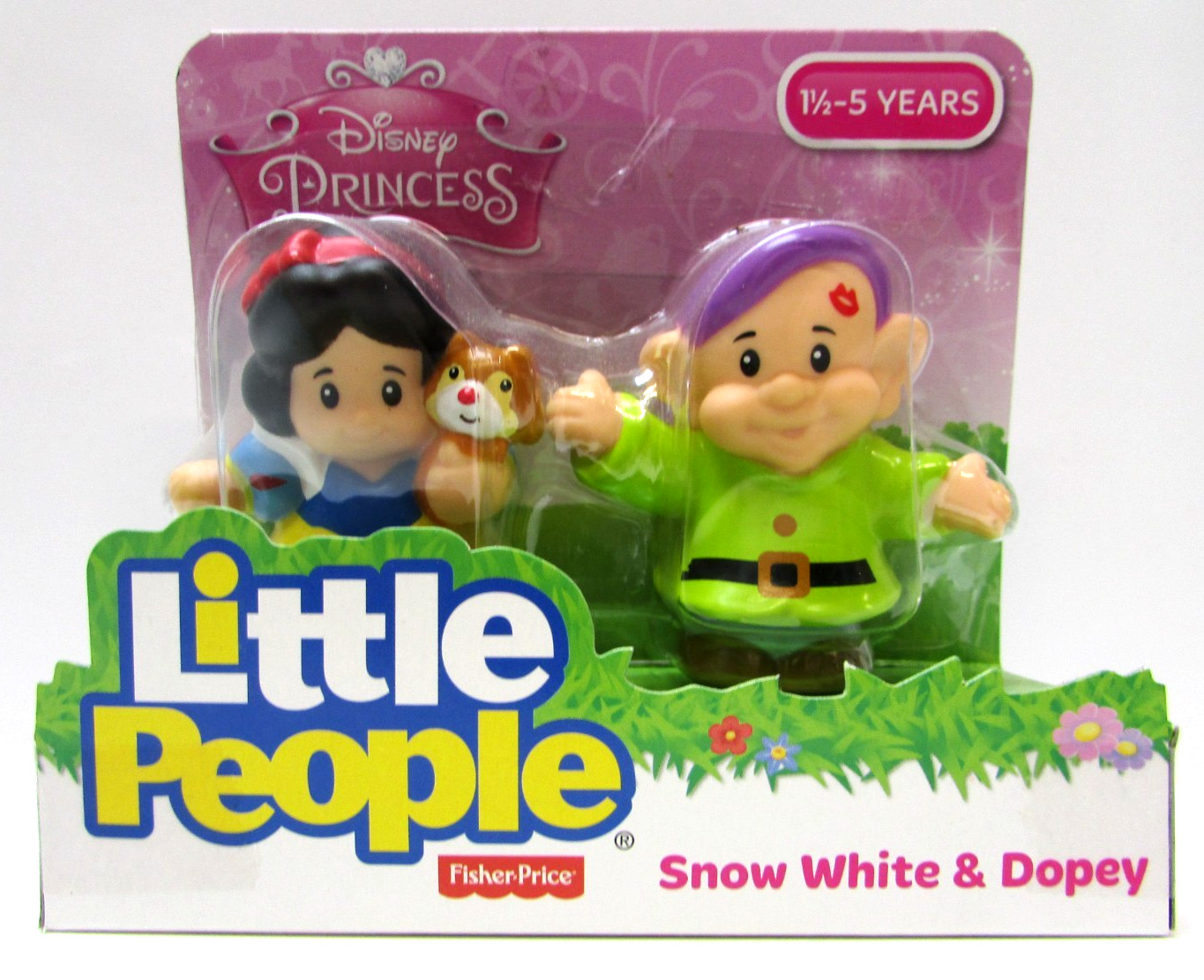 Disney Princess Fisher Price Little People Snow White & Dopey 2015 New in Box