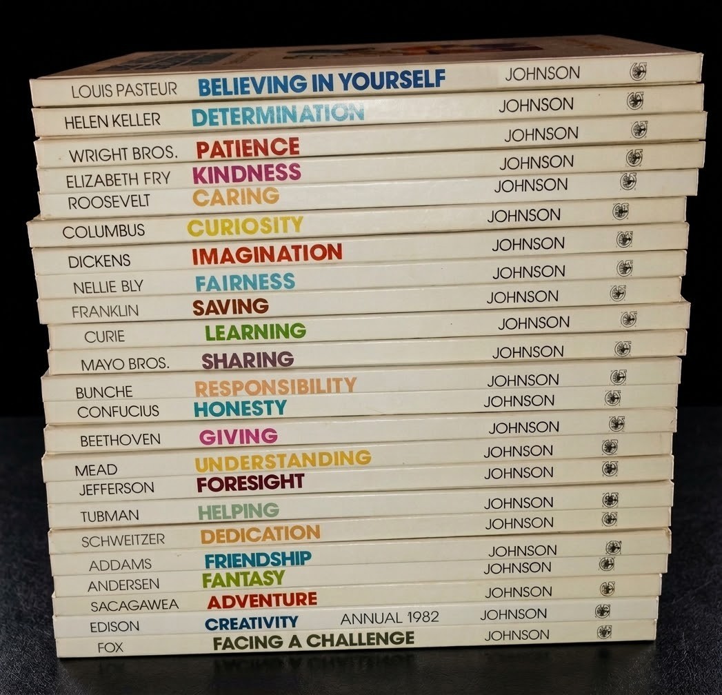 Vintage ValueTales Value Tales Lot 23 Hardcover Ann & Spencer Johnson Homeschool