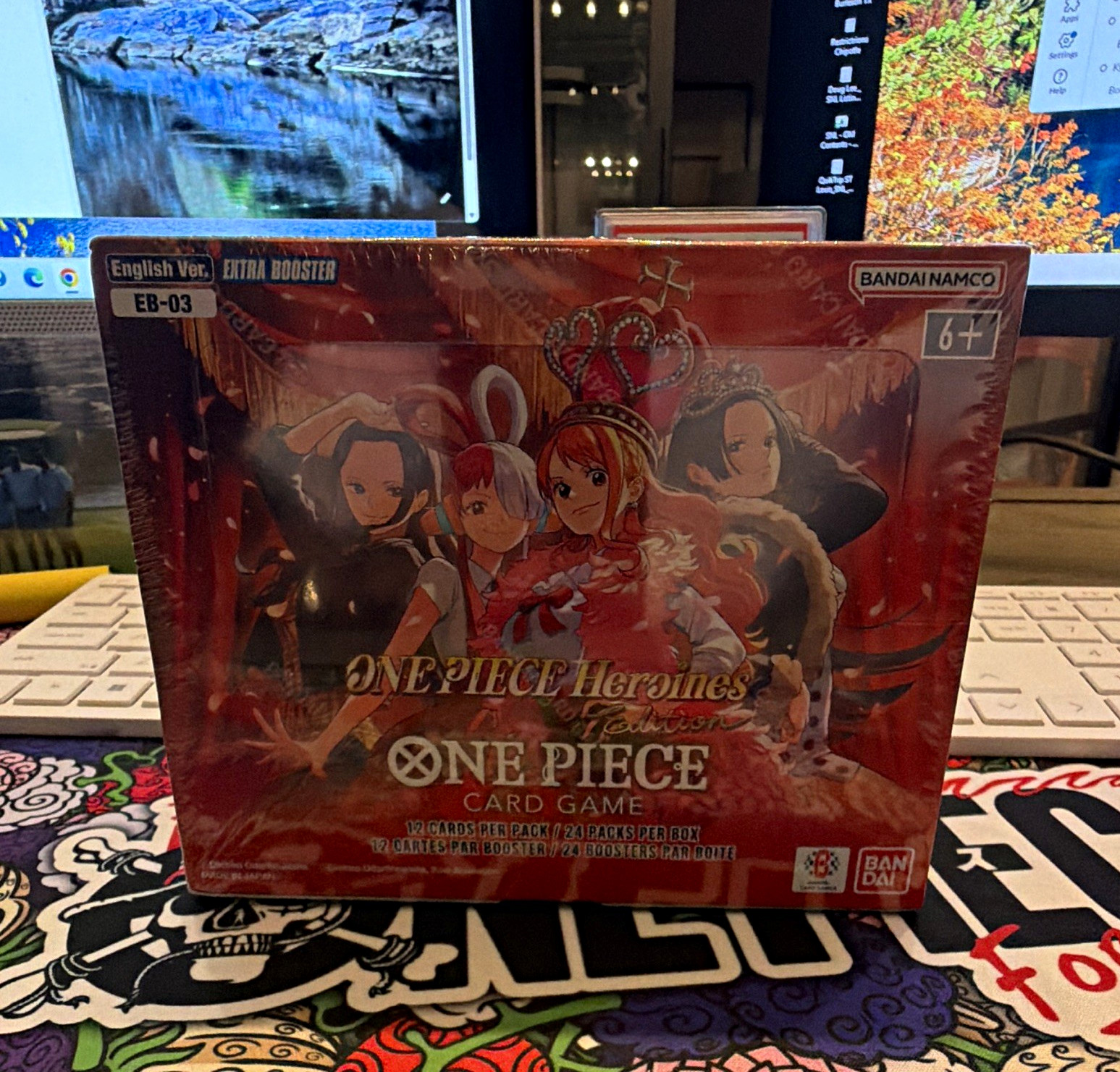 Bandai Namco One Piece Card Game EB-03 One Piece Heroines Booster Box EN Sealed