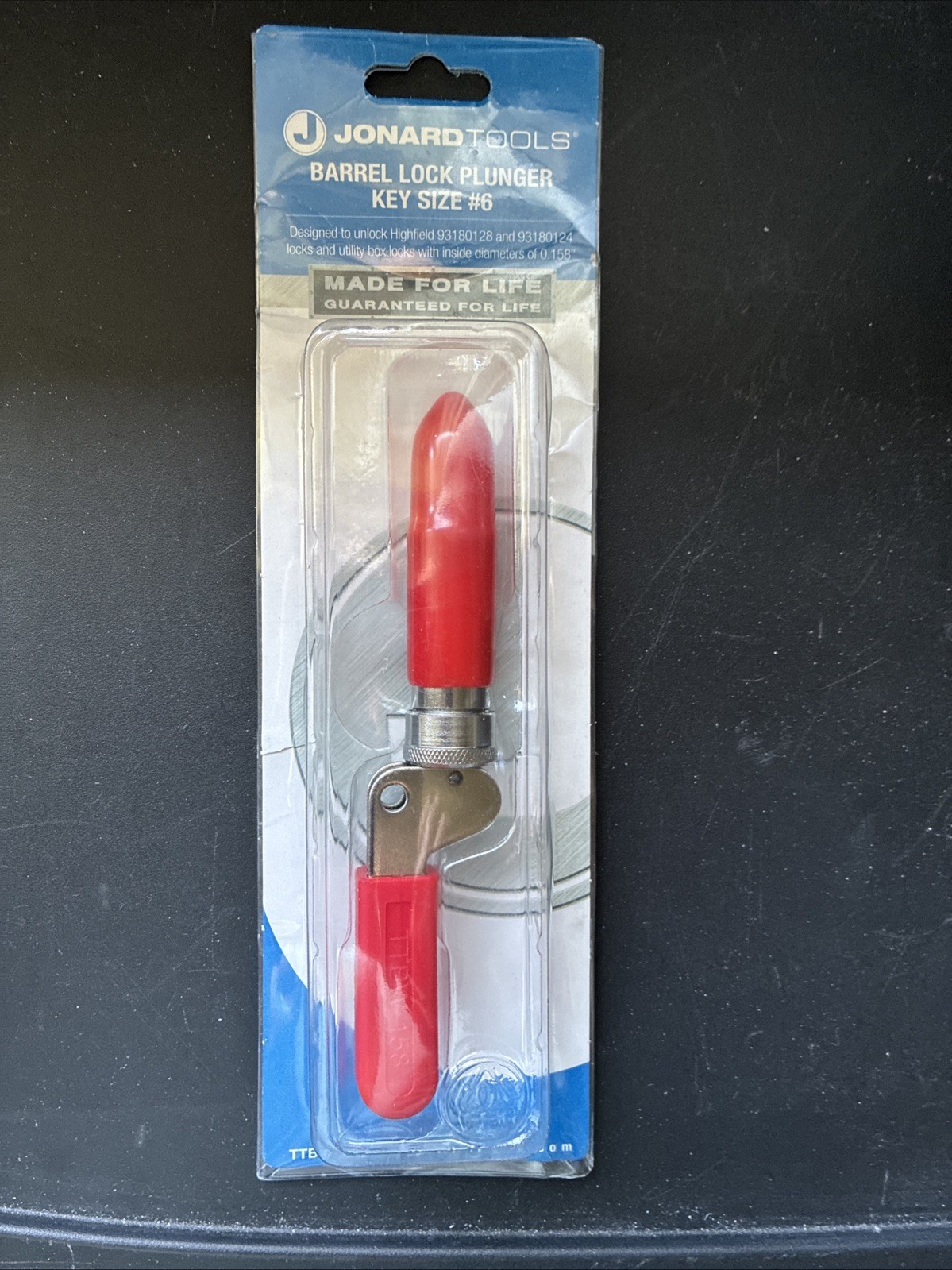 Jonard Tools TTBW-158 Barrel Lock Plunger Key Size #6 Tool for 0.158 Jonard Tools TTBW-158 Barrel Lock Plunger Key Size #6 Tool for 0.158
