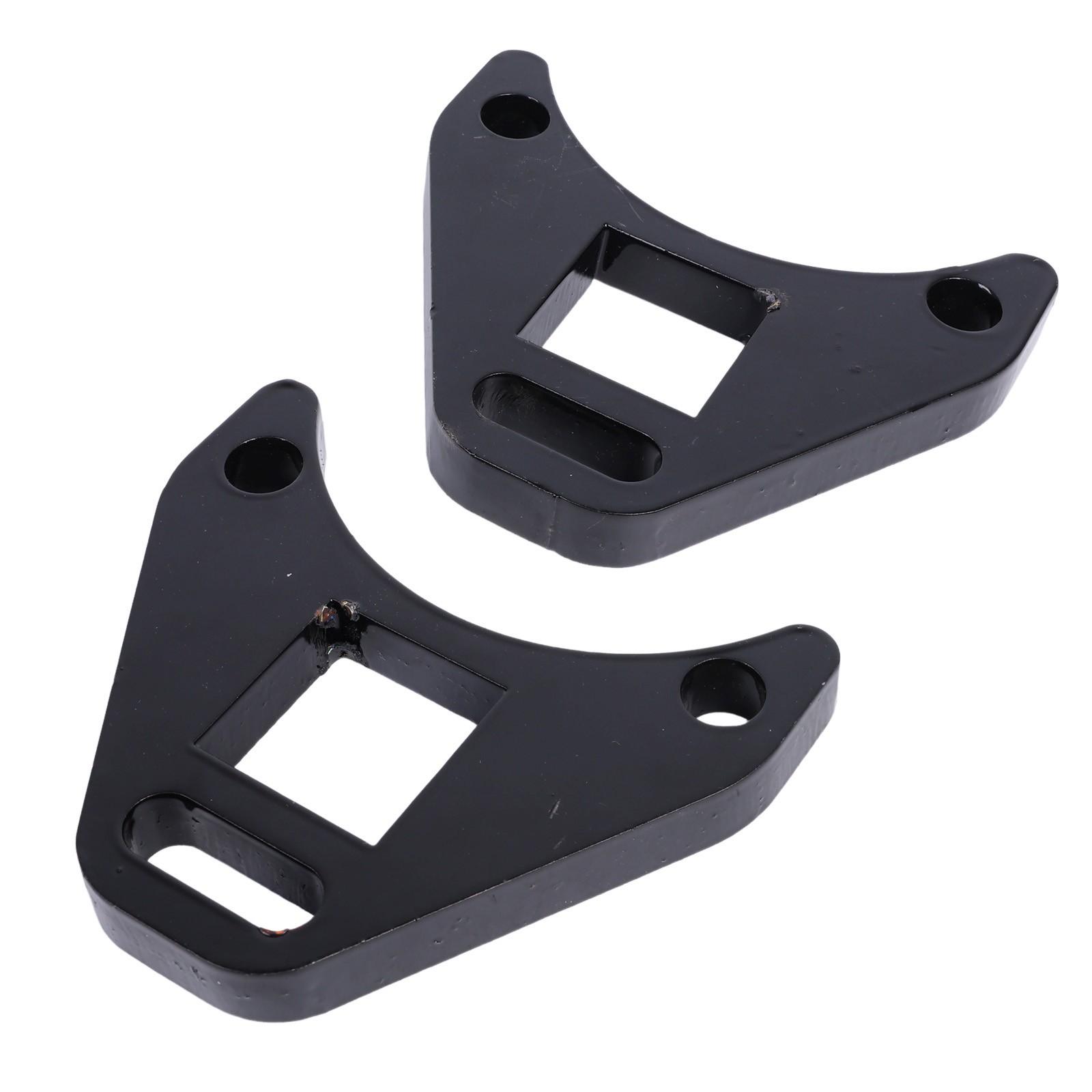 2Pcs Chinese Mini Excavator Drive Motor Reinforcement Brackets - Round Motors