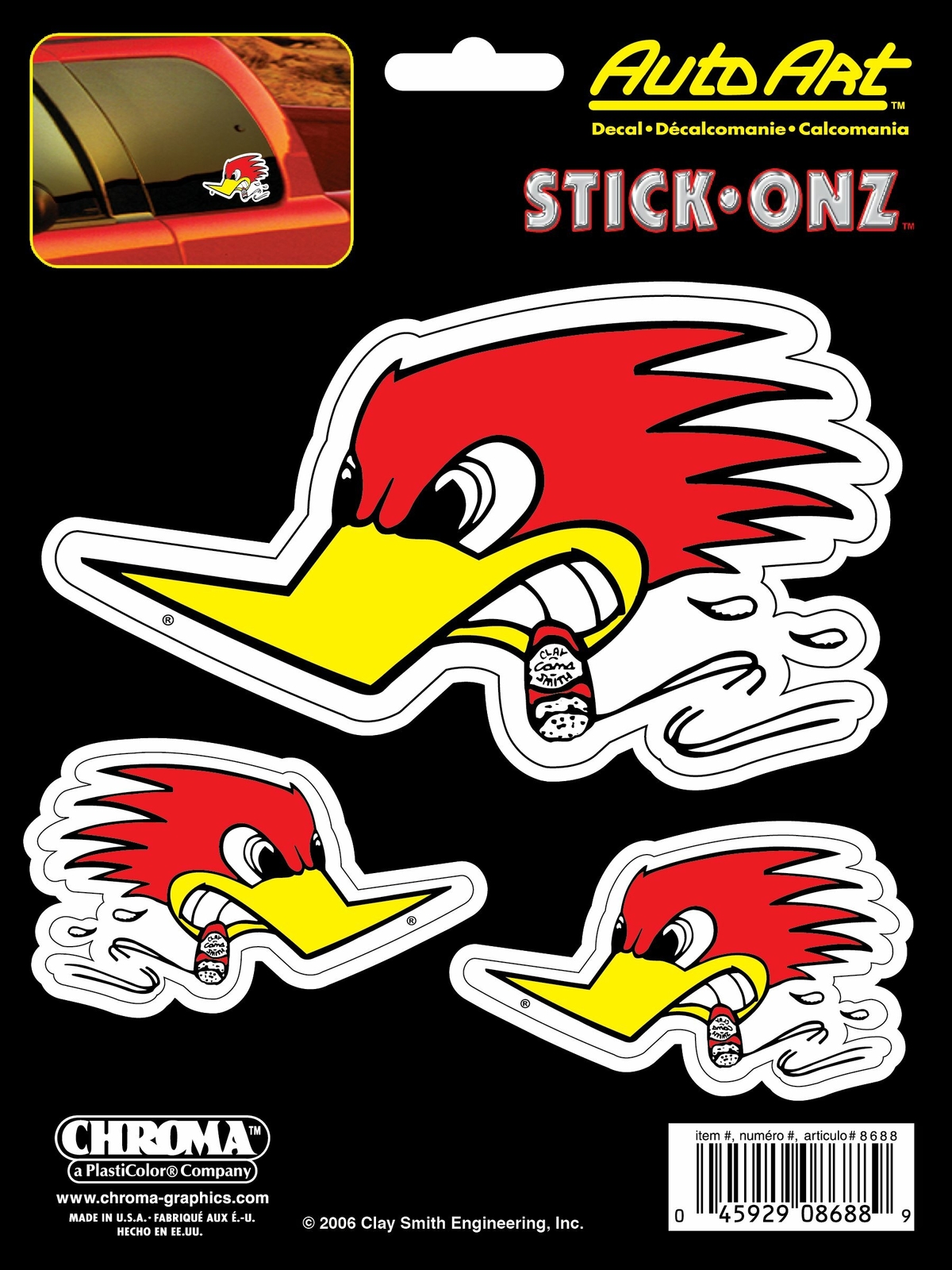 Chroma Graphics Mr Horsepower 3pc Stick-Onz Decal