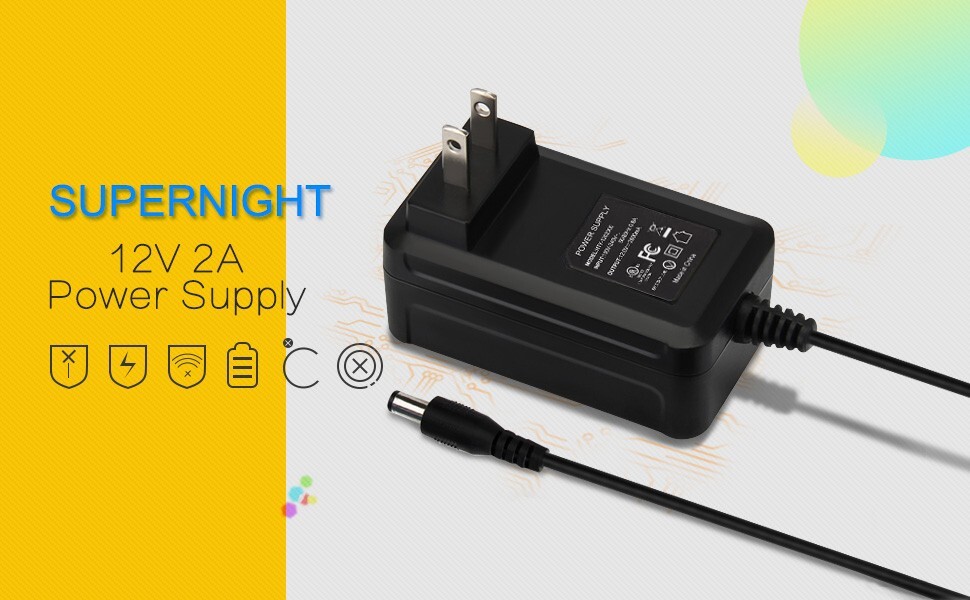 AC to DC 12V/24V 2A/3A/5A/6A/10A Power Supply Transformer Adapter 5.5x2.1mm Plug
