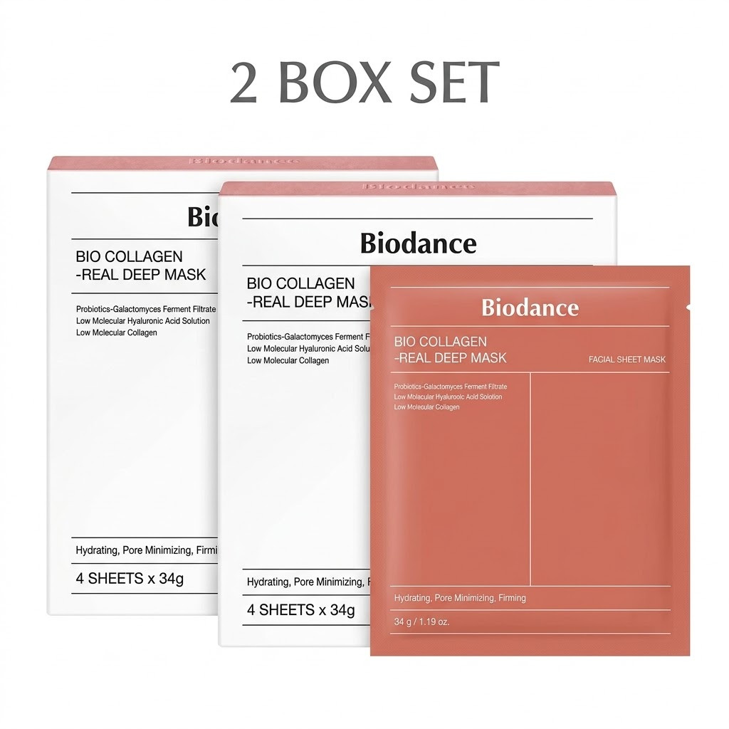 VIRAL Biodance Bio-Collagen Real Deep Mask, 1.19 oz x 8-pack K-Beauty