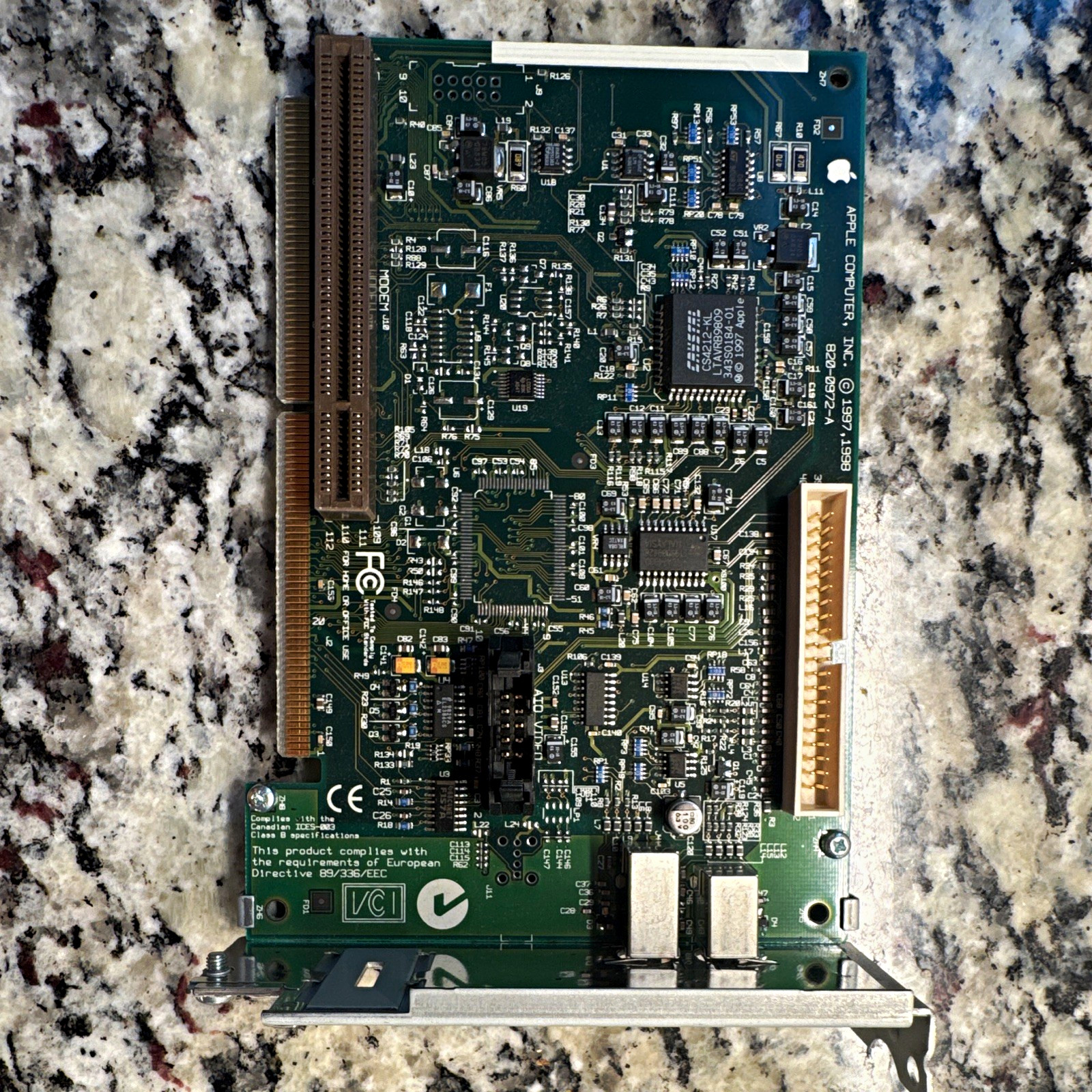 Vintage Apple Macintosh PowerMac G3 Whisper Personality Card 820-0972-A Untested