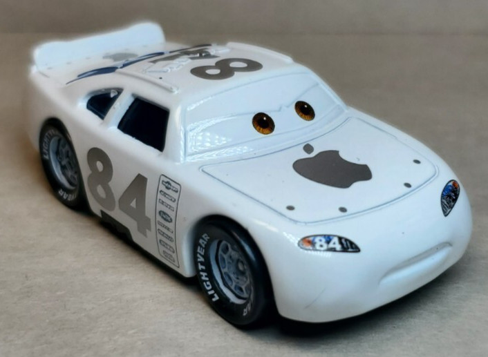 Disney Pixar Cars Mac iCar Apple Car 84 Diecast Stock Car Piston Cup FC Disney Pixar Cars Mac iCar Apple Car 84 Diecast Stock Car Piston Cup FC