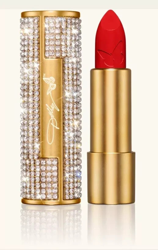 NEW EXCLUSIVE Dolly Parton’s Heaven’s Kiss Lipstick, Jolene Red, NEW EXCLUSIVE Dolly Parton’s Heaven’s Kiss Lipstick, Jolene Red,