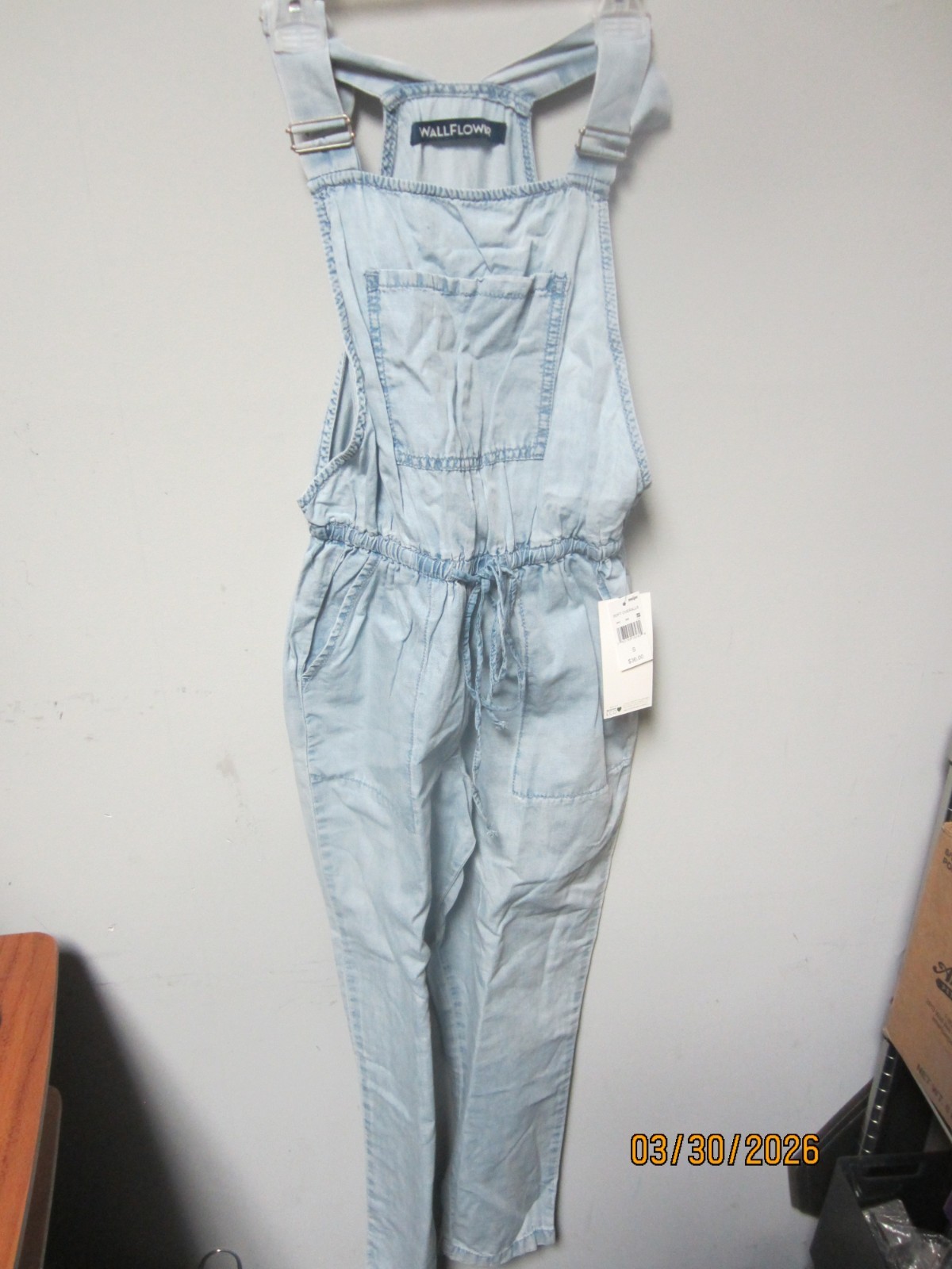 Wallflower Women\'s Demin Overalls Size Small Wallflower Women\'s Demin Overalls Size Small