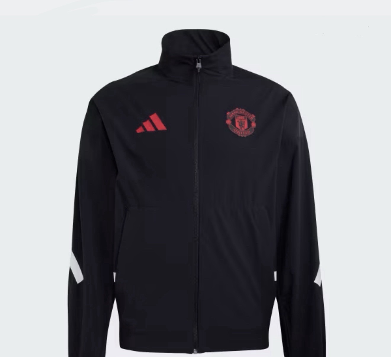 $120 adidas Manchester United ZNE Anthem Soccer Full-Zip Track Jacket M JM5559