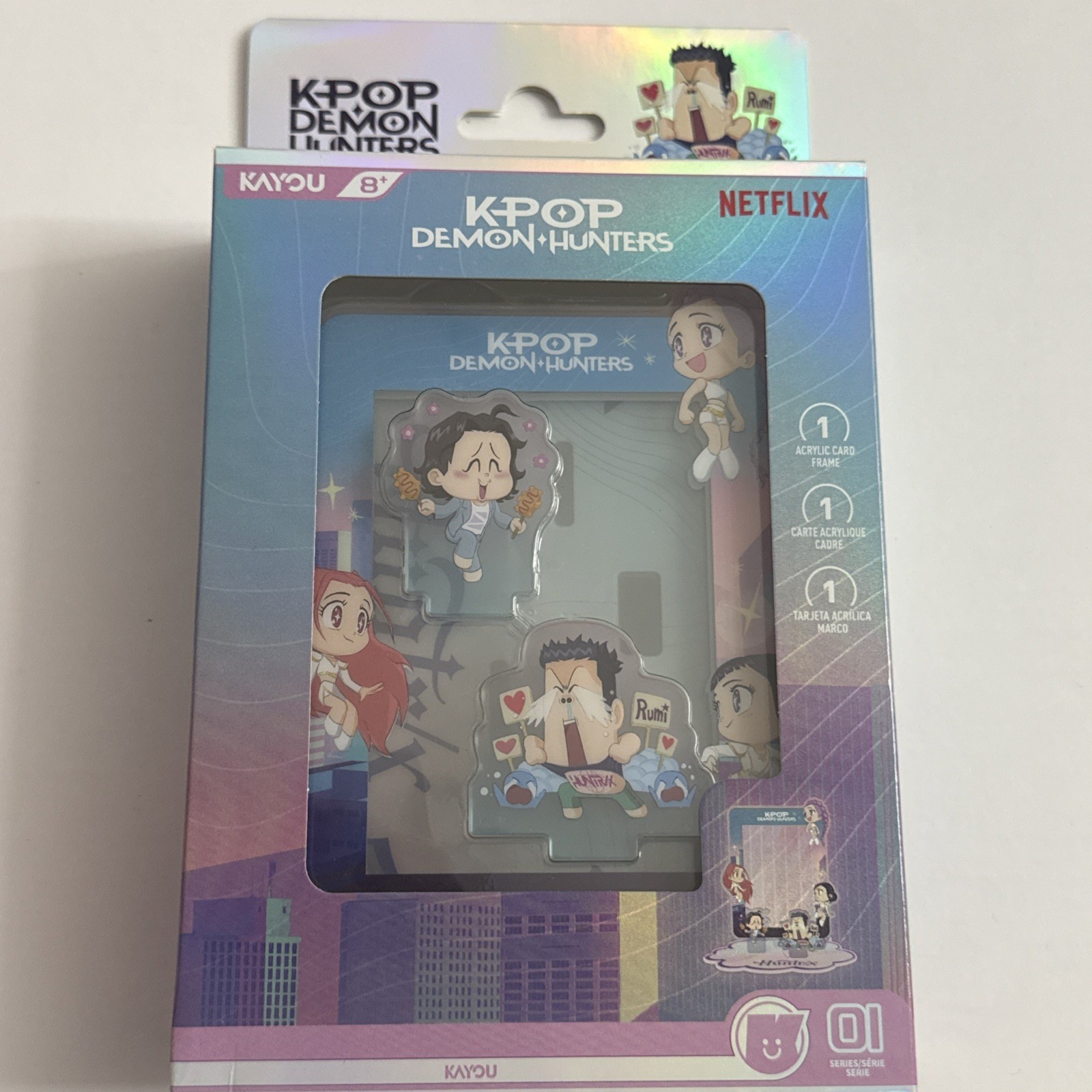 Kayou Netflix KPop Demon Hunters ACRYLIC CARD FRAME HUNTR/X NEW