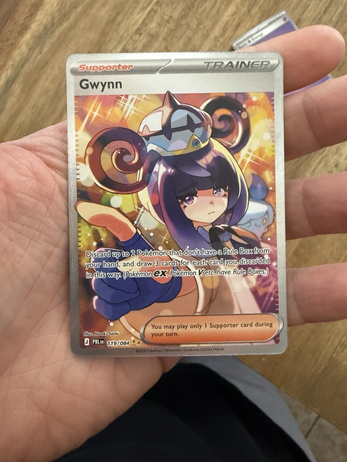 Gwynn 119/084 Me05: Pitch Black Holo
