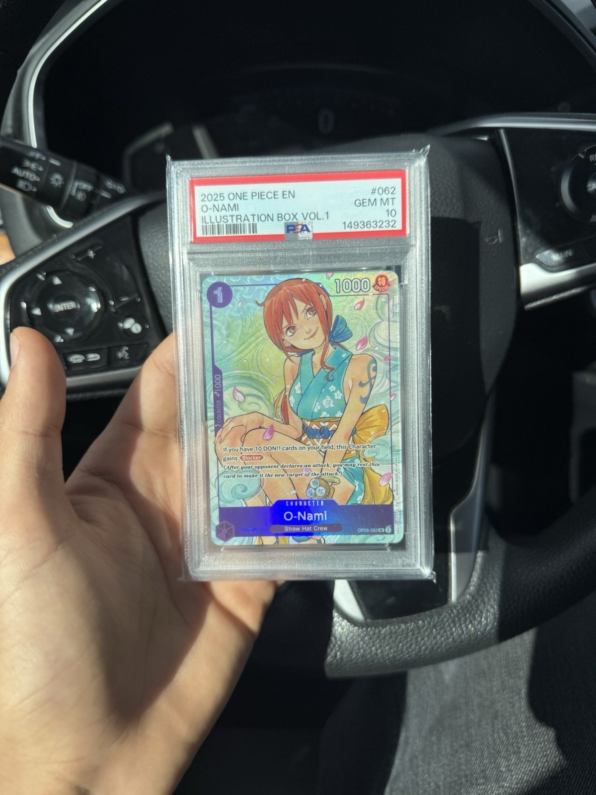 O-Nami (Illustration Box Vol.1) OP05-062 One Piece Promotion Cards Foil PSA 10 O-Nami (Illustration Box Vol.1) OP05-062 One Piece Promotion Cards Foil PSA 10
